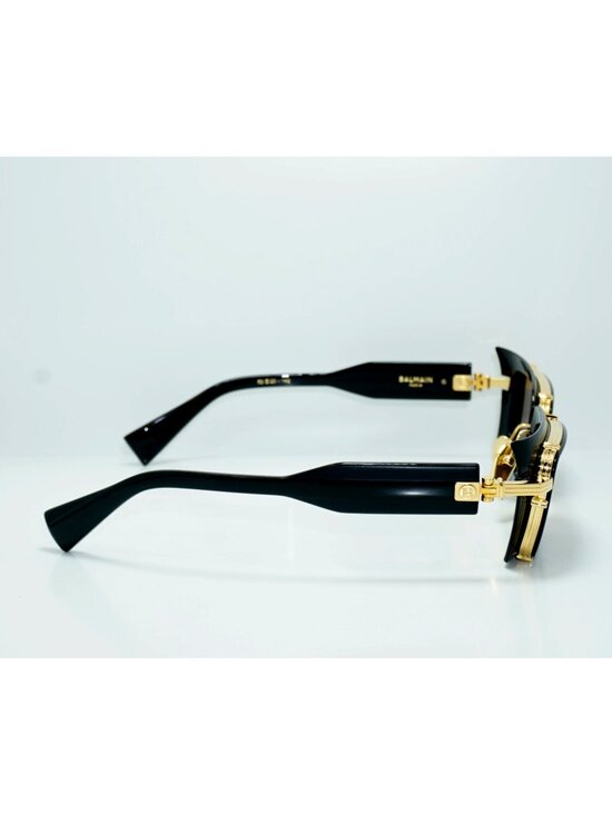 BALMAIN FLECHE BPS-138B-141 / GLD-BNE/ CAT 1 Gold France Designer Sunglasses main image 3